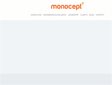 Tablet Screenshot of monocept.com